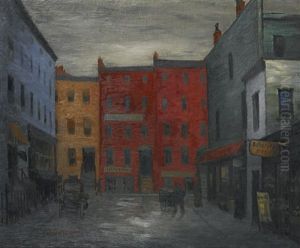 Red Brick Fronts by Glenn O. Coleman