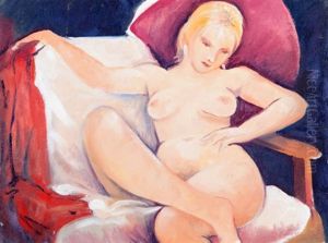 Nude With Crossed Legs by William Coleman
