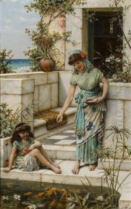 Feeding The Goldfish by William Stephen Coleman