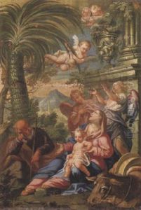 Fuga In Egitto by Giovanni Coli