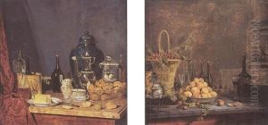 Motte De Beurre Et Panier De Petits Pain by Marie Colin de la Biochaye