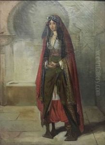 Jeune Femme Orientale by Alexandre Marie Colin