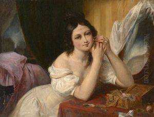 Jeune Femme A Sa Toilette, Peut-etre La Soeur De L'artiste