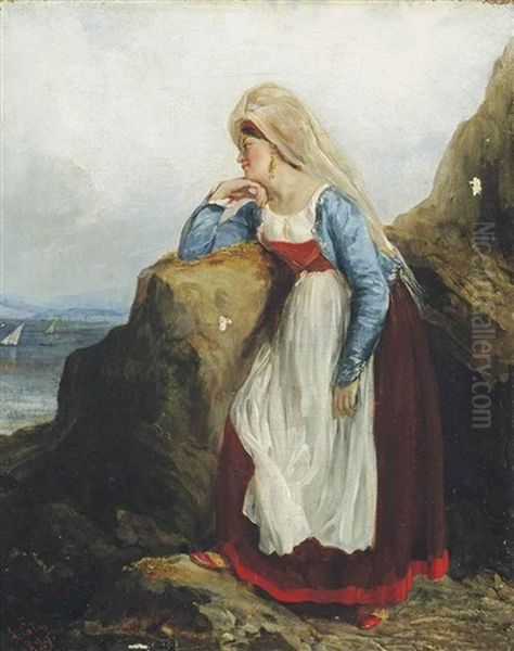 A Maiden Waiting By The Shore - view 1