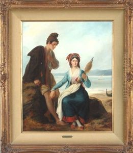 Man & Woman By The Shoreline