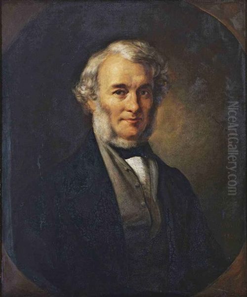 Portrait Of Richard Cobden, M.p. In A Black Coat And A Gray Waistcoat - view 1