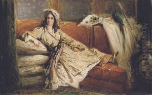 A Reclining Turkish Beauty