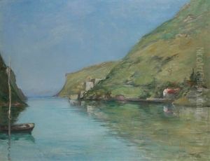 Le Port De Pasajes by Gustave Colin