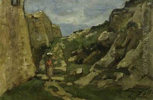 Pyrenaenlandschaft by Gustave Colin