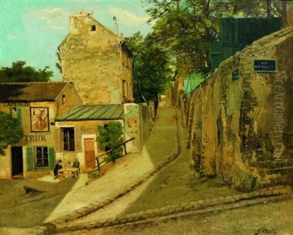 Rue Des Saules A Montmartre - view 1
