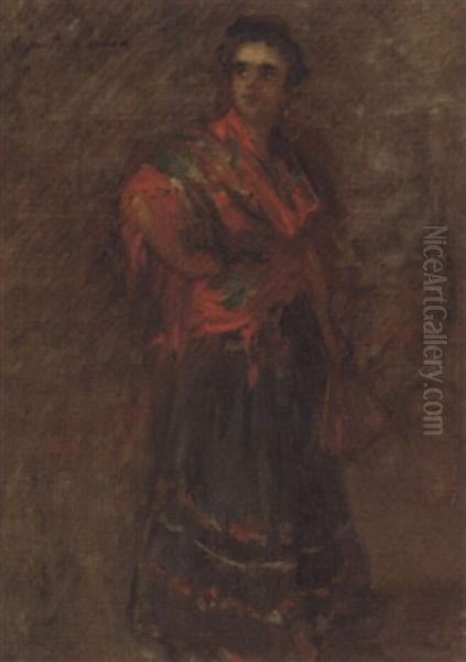Study Of A Young Spanish Girl - view 1
