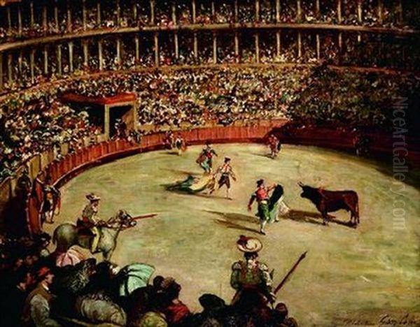 Corrida Dans Les Arenes De St. Sebastien - view 1