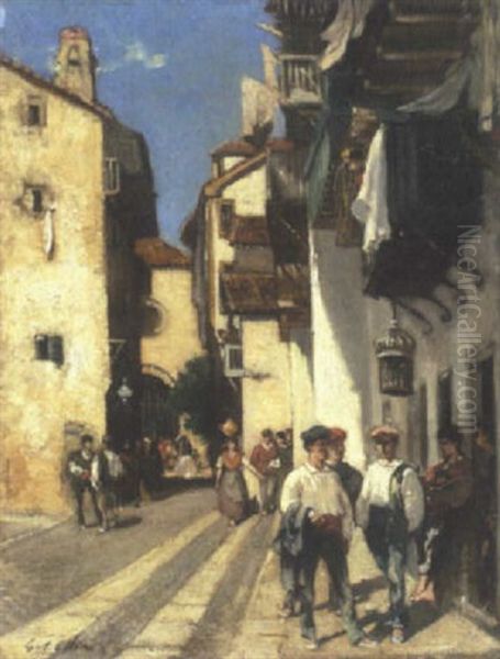 Rue Animee Au Pays Basque - view 1