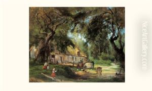 Les Pommiers De La Ferme Loisel by Paul-Alfred Colin