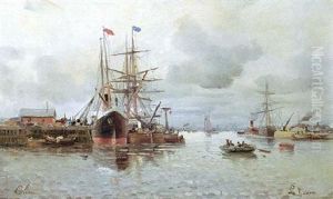 Le Port Du Havre by Paul-Alfred Colin