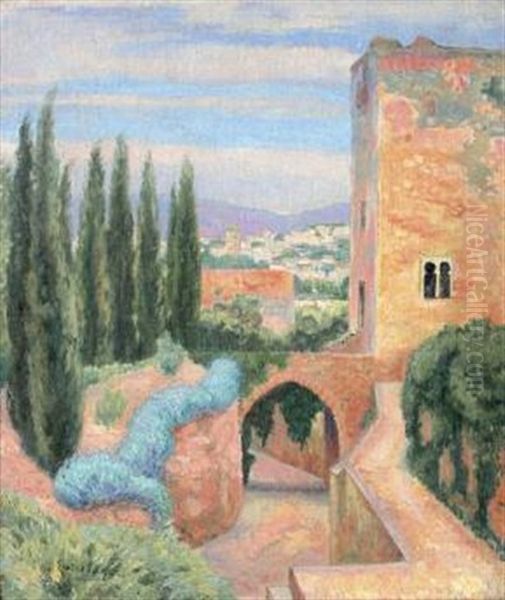Alhambra, Tour De La Captive - view 1
