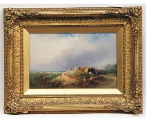 Gypsy Encampment On A Summers Day by Samuel David Colkett