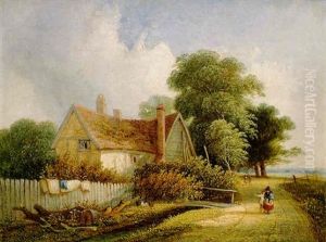 Landscape With Figures Near A Cottage Landscape With Figures Near A Cottage
