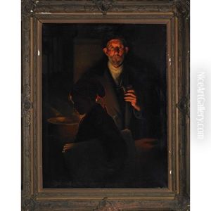 The Young Newsboy In The Glow Of Early Dawn The Young Newsboy In The Glow Of Early Dawn