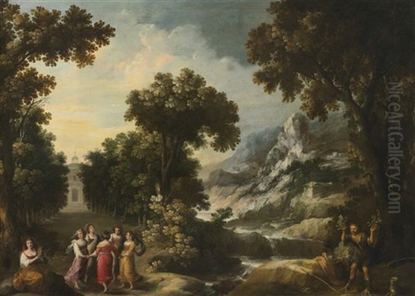 Nymphs Turning The Apulian Shepherd Into An Olive Tree - view 1