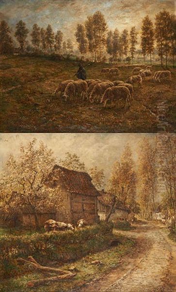 Pastorale Et Vue De Ferme (2 Works) - view 1
