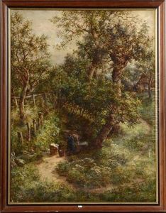 Lavandiere Au Ruisseau by Marie Henrotin Collart