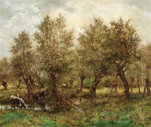 La Mare De Schavaes, Temps Gris by Marie Henrotin Collart