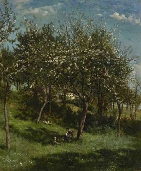 Im Bluhenden Obstgarten - view 1