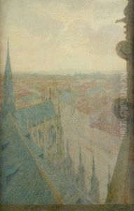 Vue Sur Nancy by Michel Auguste Colle