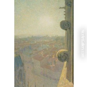 Nancy, Vue De La Cathedrale, Saint Eprve-avec Le Soleil