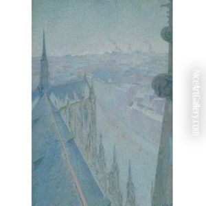 Nancy, Vue De La Cathedrale, Saint Eprve-bleu