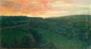 Paysage Au Crepuscule