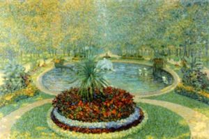 Le Bassin De La Pepiniere, Coin De Jardin A Nancy