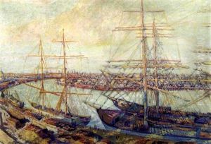 Nantes Le Port Le Soir