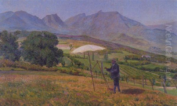 Victor Prouve Painting Near Chambery - view 1