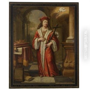 The Holy Casimirus Of Poland by Hermann Collenius