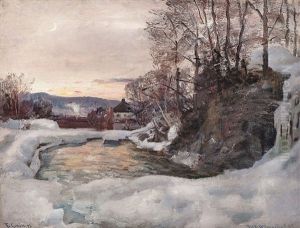March Evening, From Mesna 1893 by Fredrik Jonas Lucian Botfield Collett