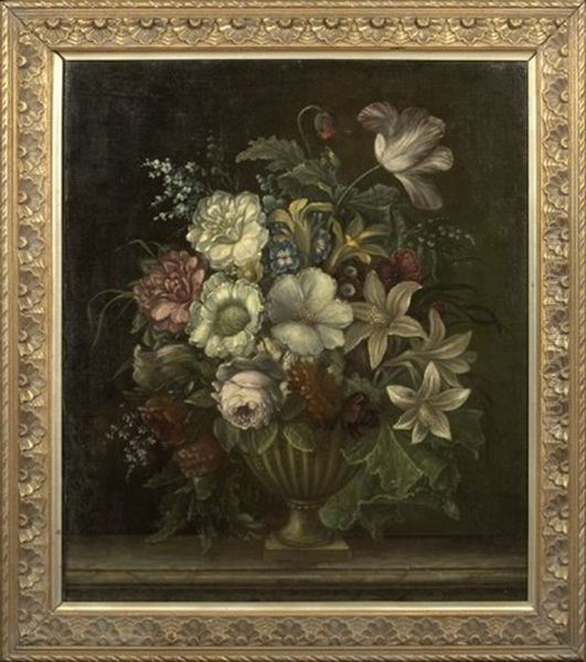 Still Life With Bouquet Of Flowers In A Vase - view 1