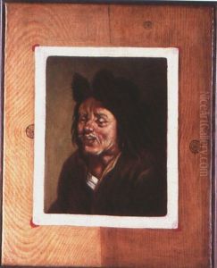 Portrait Eines Mannes Mit Fellmutze, Trompe L'oeil by Edward Collier