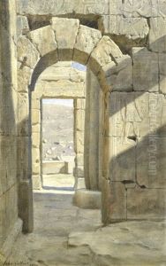 The Roman Arch In The Temple Of Luxor by Collier, John
