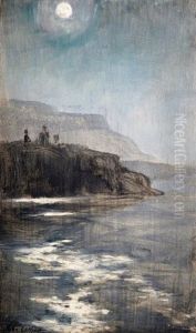 A Moonlit Coastline