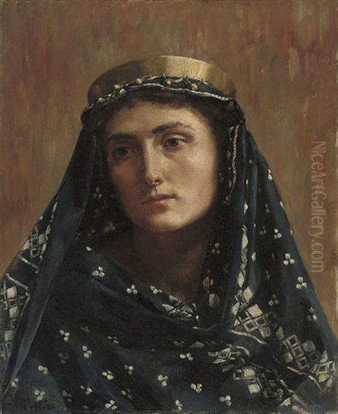 Portrait Of A Lady In Eastern Dress - view 1