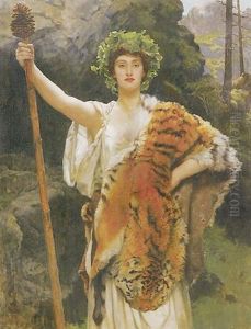 The Priestess Of Bacchus by Collier, John