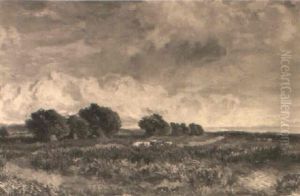 Lymington Common, Hampshire by Thomas Collier
