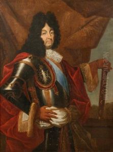 Portrait De Louis Xiv by Hyacinthe Collin de Vermont