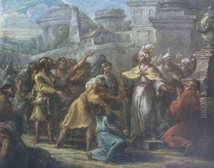 Le Predication De Saint Paul by Hyacinthe Collin de Vermont
