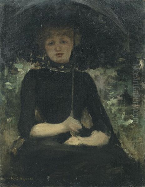 Femme Avec Un Parasol - view 1