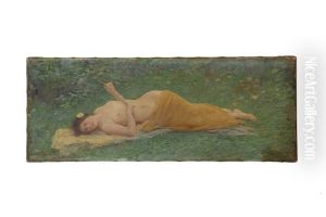 Nu Allonge Sur L'herbe Nu Allonge Sur L'herbe