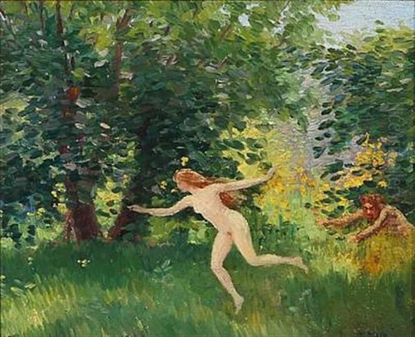 Nymph And Faun - view 1