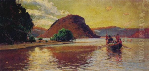 Discovery Of Hawkesbury River By Captain Hunter 1789 - view 1